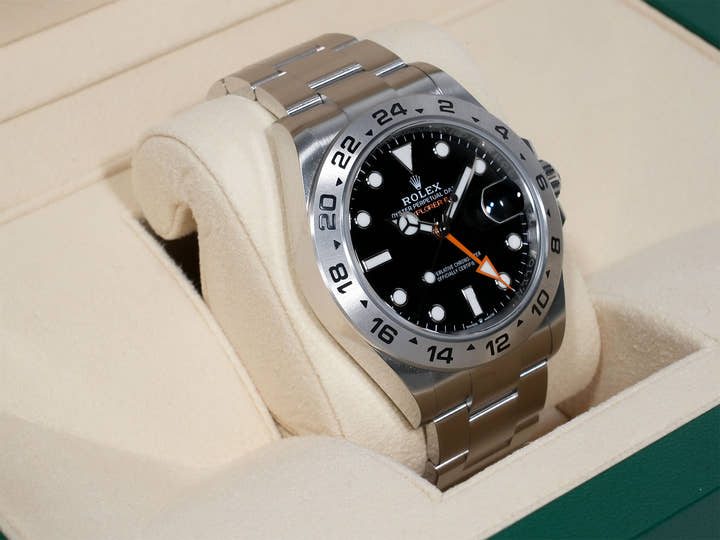 ロレックス エクスプローラーII Ref.226570 ステンレススチール ブラック文字盤