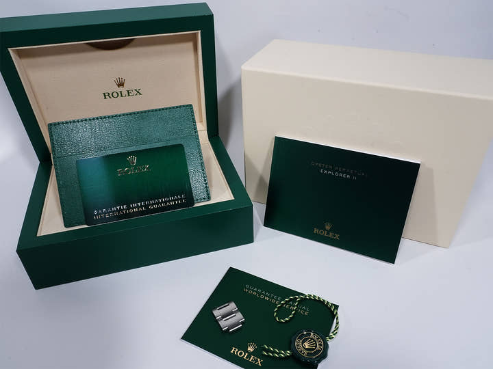 ロレックス エクスプローラーII Ref.226570 ステンレススチール ブラック文字盤