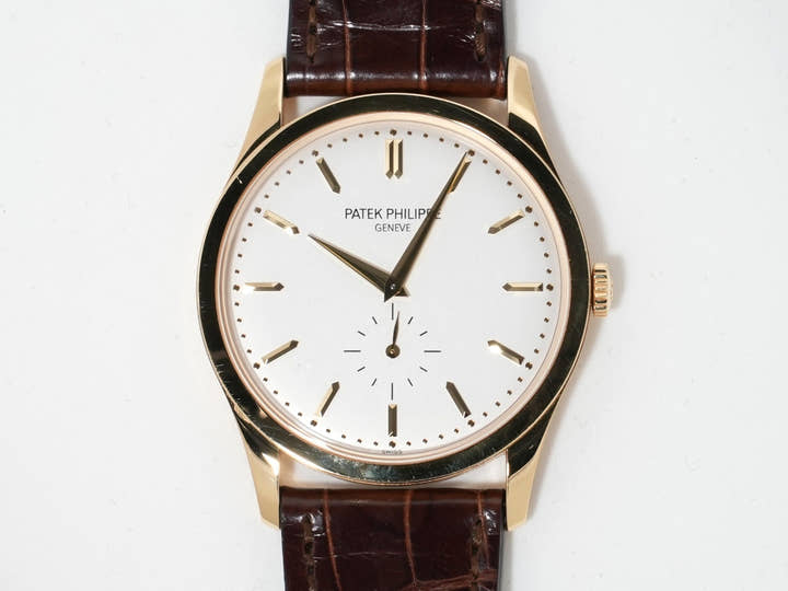 パテックフィリップ カラトラバ Ref.5196J-001 イエローゴールド シルバー文字盤