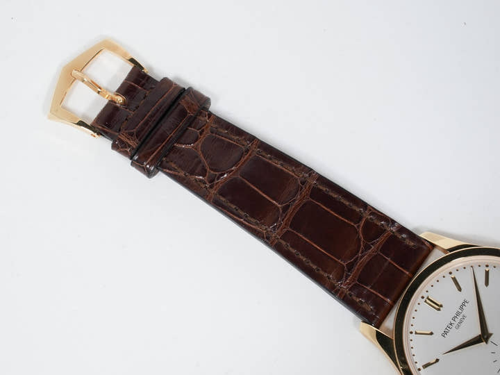 パテックフィリップ カラトラバ Ref.5196J-001 イエローゴールド シルバー文字盤