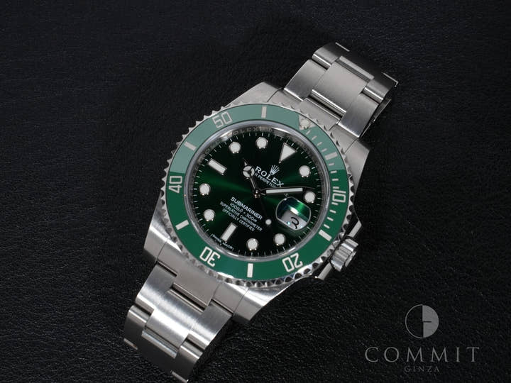 ロレックス サブマリーナー デイト Ref.116610LV ステンレススチール グリーン文字盤