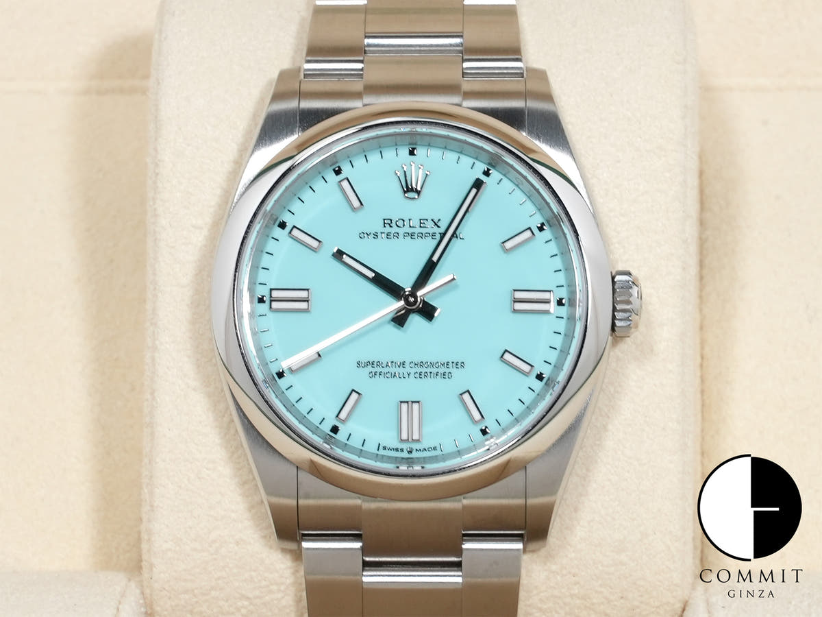 Rolex Oyster Perpetual 36 Ref. 126000 Stainless Steel Turquoise Dial