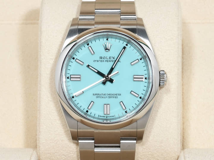 Rolex Oyster Perpetual 36 Ref. 126000 Stainless Steel Turquoise Dial