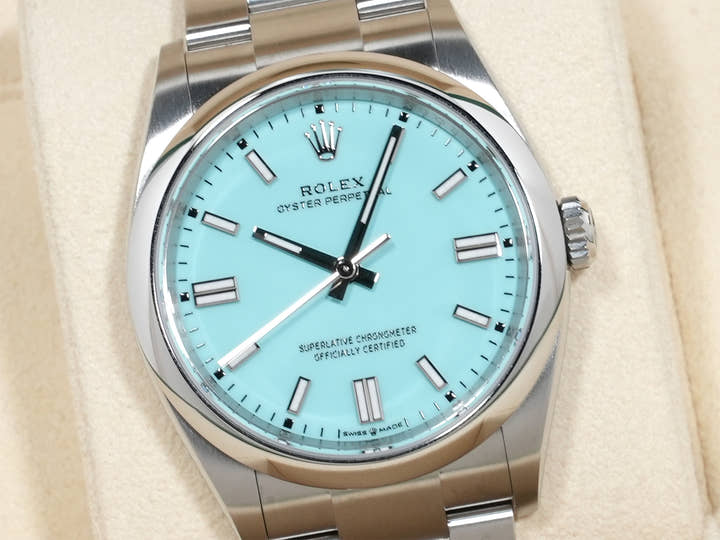 Rolex Oyster Perpetual 36 Ref. 126000 Stainless Steel Turquoise Dial