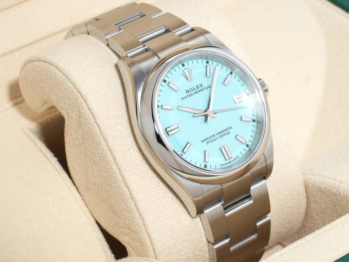 Rolex Oyster Perpetual 36 Ref. 126000 Stainless Steel Turquoise Dial