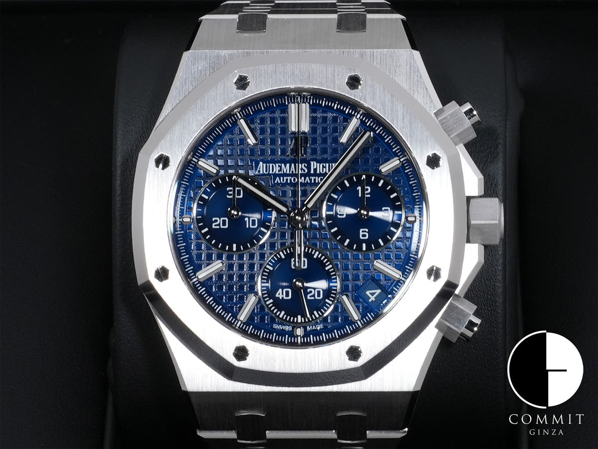 オーデマピゲ ロイヤルオーク クロノグラフ Ref.26239BC.OO.1220BC.01 ホワイトゴールド ブルー文字盤