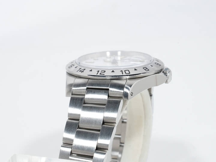 ロレックス エクスプローラーII Ref.16570 ステンレススチール ホワイト文字盤