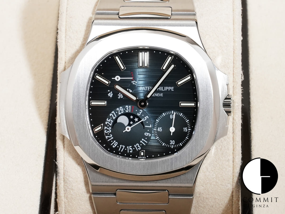 パテックフィリップ ノーチラス プチコンプリケーション Ref.5712/1A-001 ステンレススチール ブルー文字盤