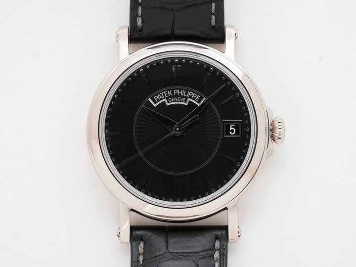 パテックフィリップ カラトラバ オフィサー Ref.5153G-001 ホワイトゴールド ブラック文字盤