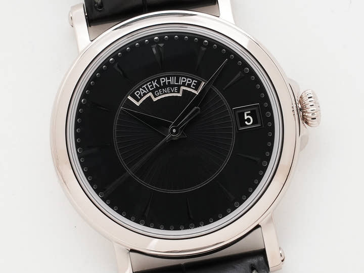 パテックフィリップ カラトラバ オフィサー Ref.5153G-001 ホワイトゴールド ブラック文字盤