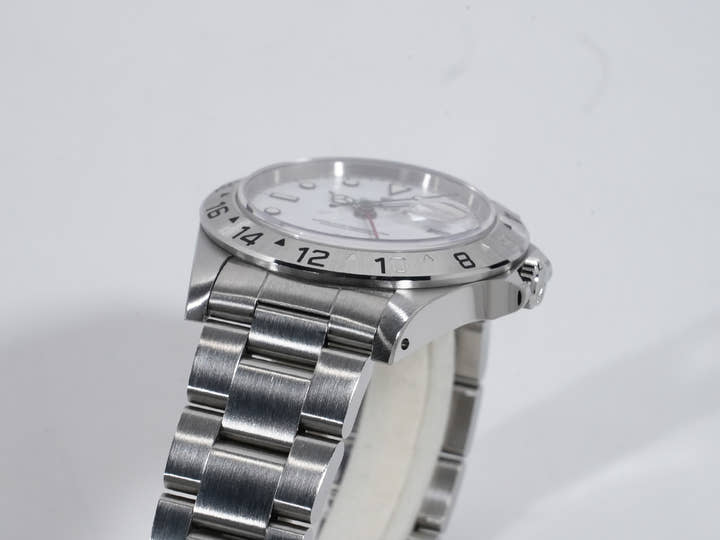 ロレックス エクスプローラーII Ref.16570 ステンレススチール ホワイト文字盤