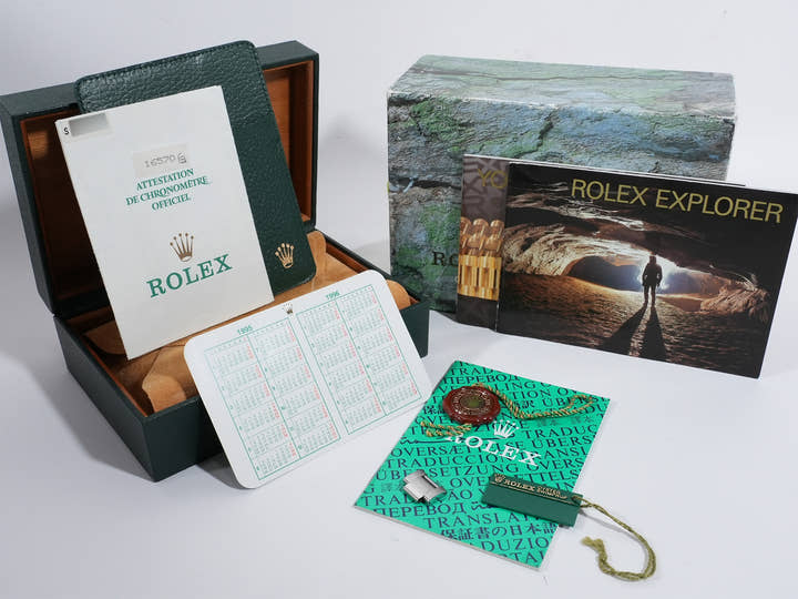 ロレックス エクスプローラーII Ref.16570 ステンレススチール ホワイト文字盤