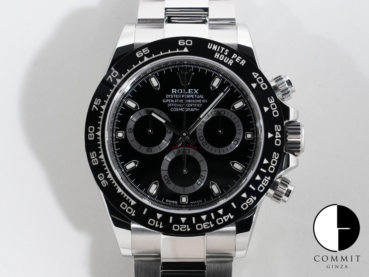 ロレックス デイトナ Ref.116500LN ステンレススチール ブラック文字盤