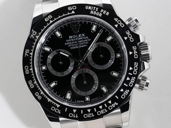 ロレックス デイトナ Ref.116500LN ステンレススチール ブラック文字盤