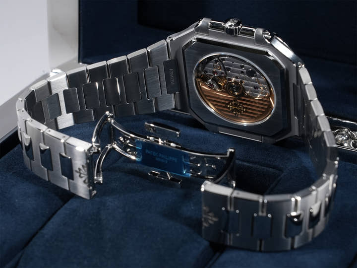 パテックフィリップ キュビタス Ref.5821/1A-001 ステンレススチール グリーン文字盤