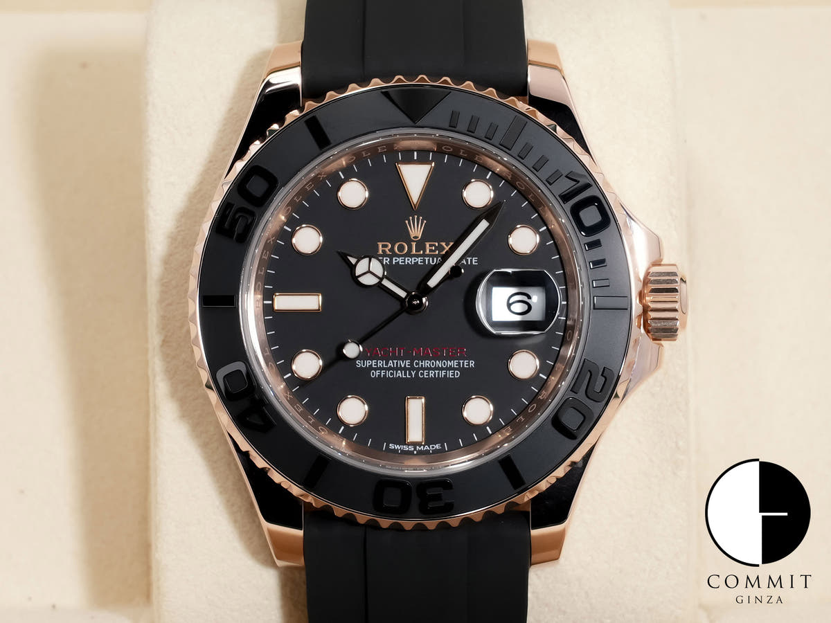 ロレックス ヨットマスター40 Ref.116655 エバーローズゴールド ブラック文字盤