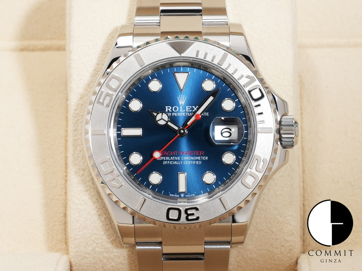 ロレックス ヨットマスター40 Ref.126622 ステンレススチール/プラチナ ブライトブルー文字盤