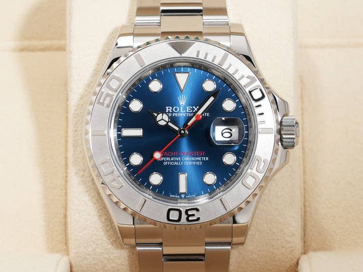 ロレックス ヨットマスター40 Ref.126622 ステンレススチール/プラチナ ブライトブルー文字盤