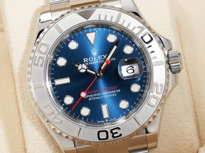 ロレックス ヨットマスター40 Ref.126622 ステンレススチール/プラチナ ブライトブルー文字盤