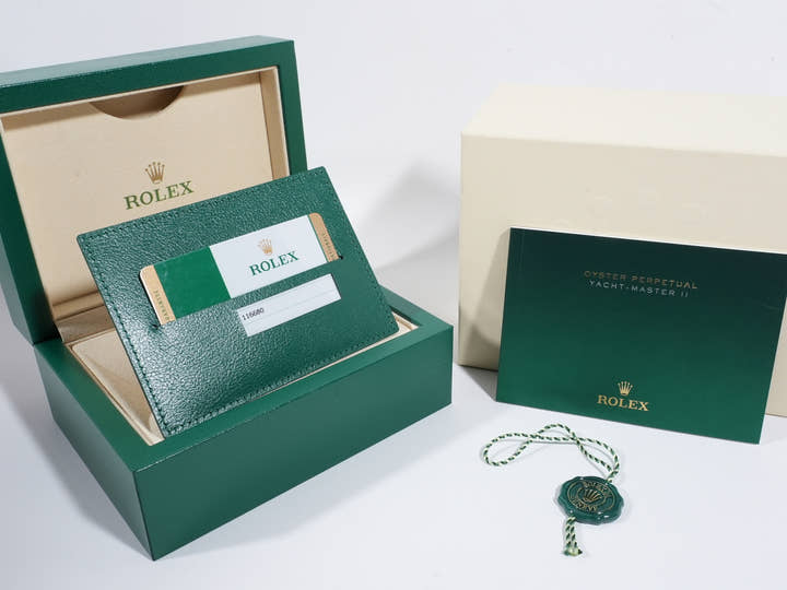 ロレックス ヨットマスターII Ref.116680 ステンレススチール ホワイト文字盤