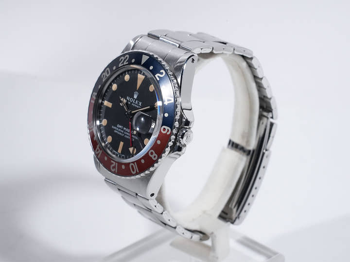 ロレックス GMTマスター Ref.1675 ステンレススチール ブラック文字盤 オイスターブレスレット