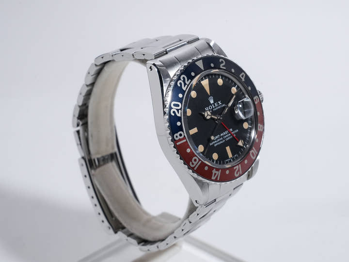 ロレックス GMTマスター Ref.1675 ステンレススチール ブラック文字盤 オイスターブレスレット