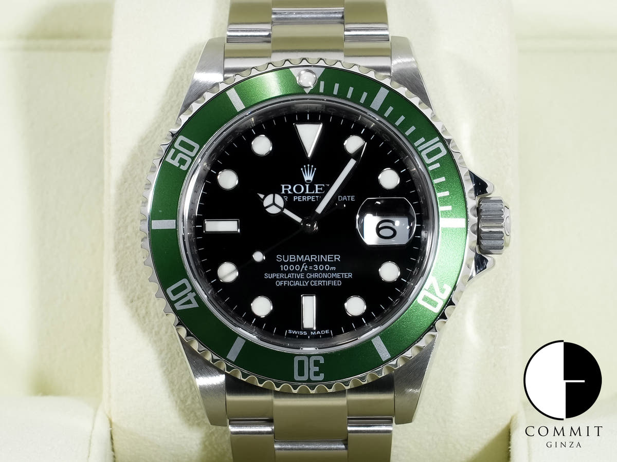 Rolex Submariner Date Ref. 16610LV Stainless Steel Black Dial