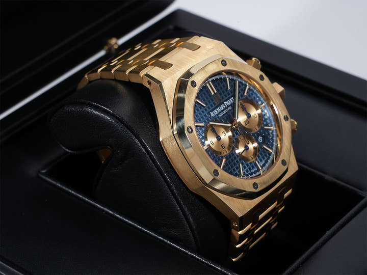 オーデマピゲ ロイヤルオーク クロノグラフ Ref.26331BA.OO.1220BA.01 イエローゴールド ブルー文字盤