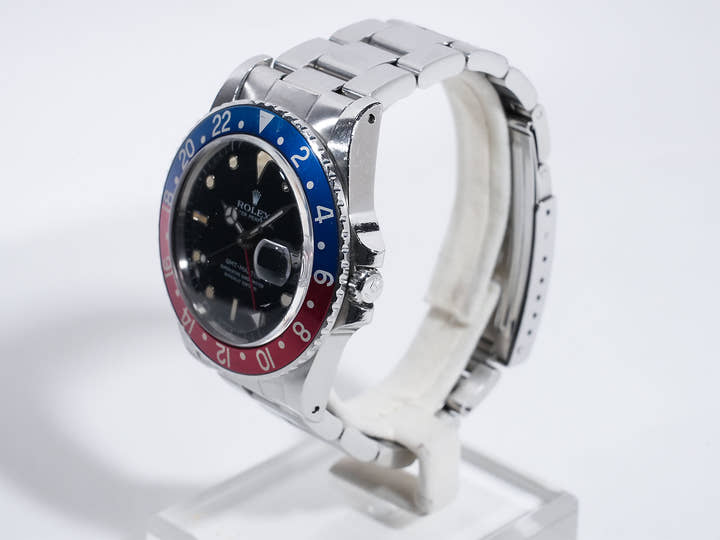 Rolex GMT-Master Ref. 16750 Stainless Steel Black Dial