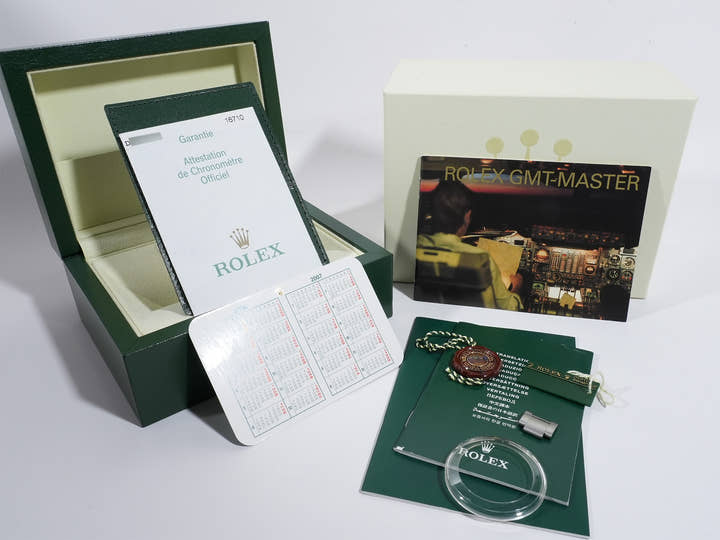 ロレックス GMTマスターII Ref.16710 ステンレススチール ブラック文字盤 オイスターブレスレット