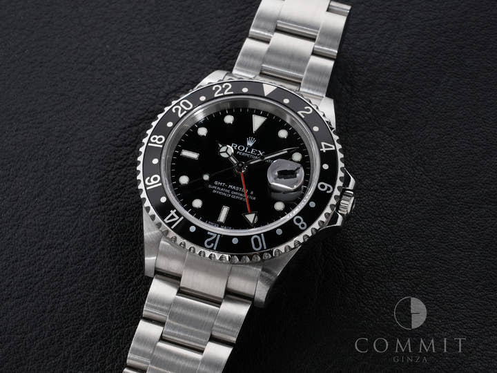 ロレックス GMTマスターII Ref.16710 ステンレススチール ブラック文字盤 オイスターブレスレット