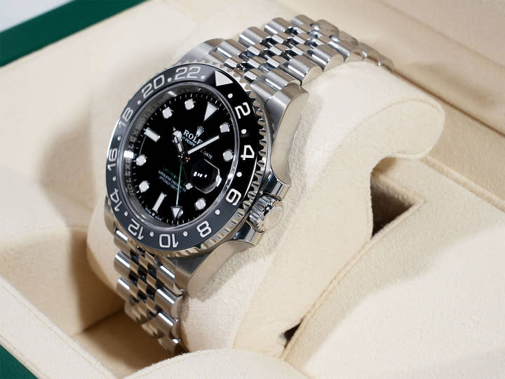 ロレックス GMTマスターII Ref.126710GRNR ステンレススチール ブラック文字盤 ジュビリーブレスレット