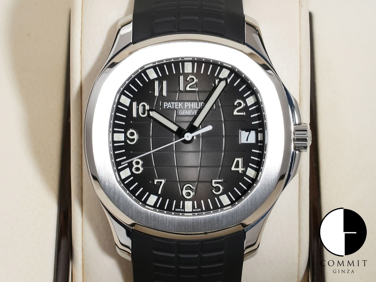 パテックフィリップ アクアノート Ref.5167A-001 ステンレススチール ブラック文字盤