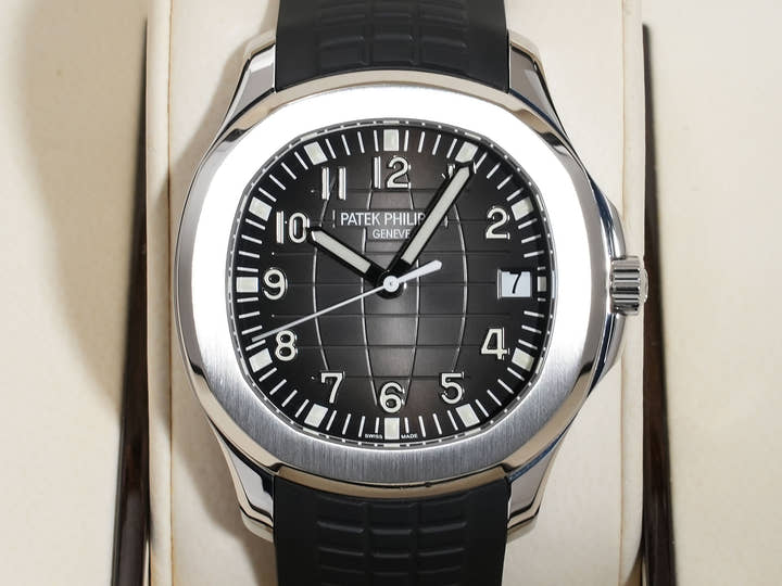 パテックフィリップ アクアノート Ref.5167A-001 ステンレススチール ブラック文字盤