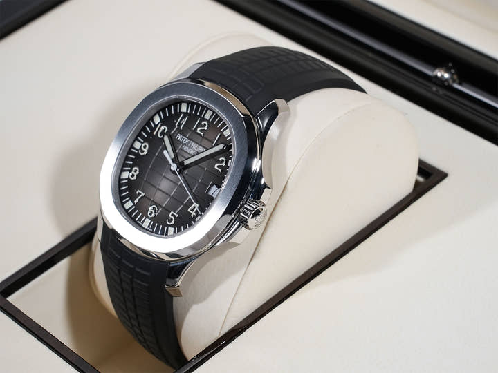 パテックフィリップ アクアノート Ref.5167A-001 ステンレススチール ブラック文字盤