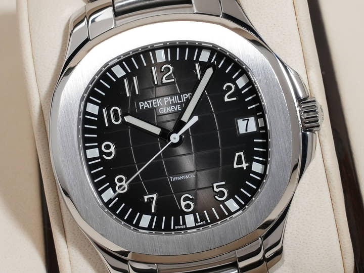 パテックフィリップ アクアノート TIFFANY&CO. Ref.5167/1A-001 ステンレススチール ブラック文字盤