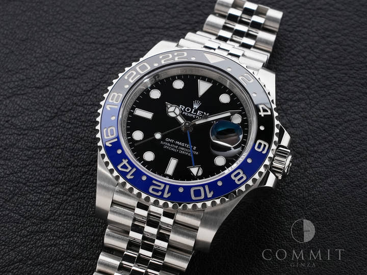 Rolex GMT-Master II Ref. 126710BLNR Stainless Steel Black Dial Jubilee Bracelet