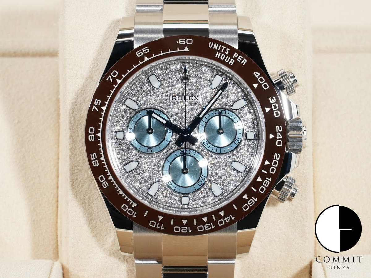 ロレックス デイトナ Ref.116506 プラチナ パヴェダイヤモンド文字盤