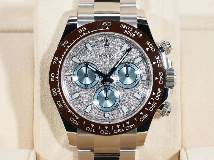 ロレックス デイトナ Ref.116506 プラチナ パヴェダイヤモンド文字盤