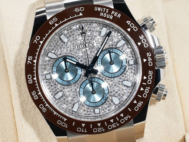 ロレックス デイトナ Ref.116506 プラチナ パヴェダイヤモンド文字盤