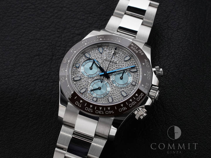 ロレックス デイトナ Ref.116506 プラチナ パヴェダイヤモンド文字盤