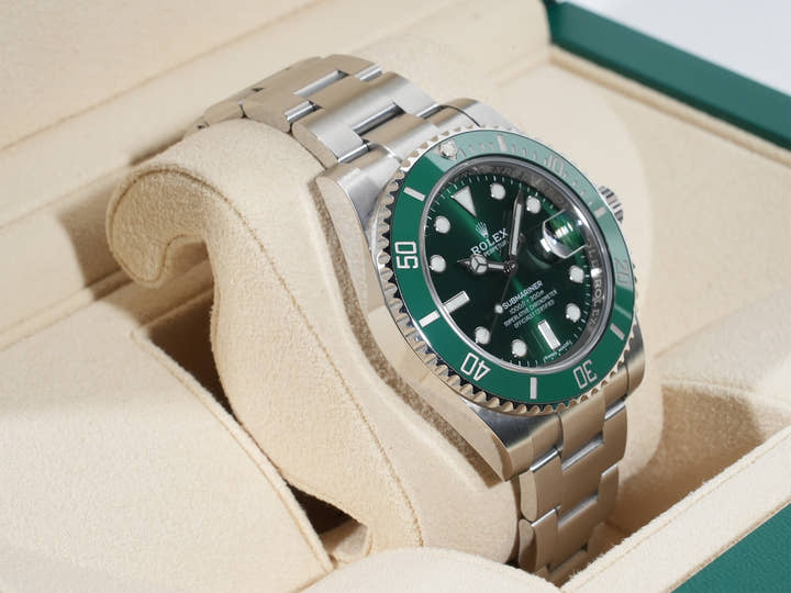 ロレックス サブマリーナー デイト Ref.116610LV ステンレススチール グリーン文字盤