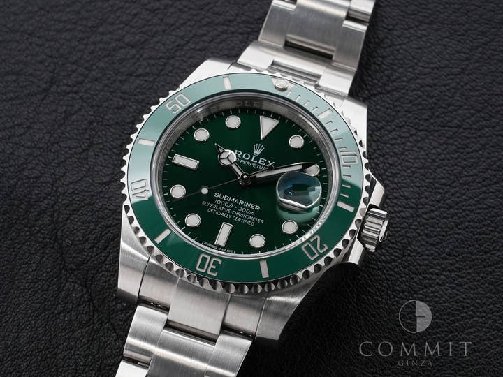 ロレックス サブマリーナー デイト Ref.116610LV ステンレススチール グリーン文字盤
