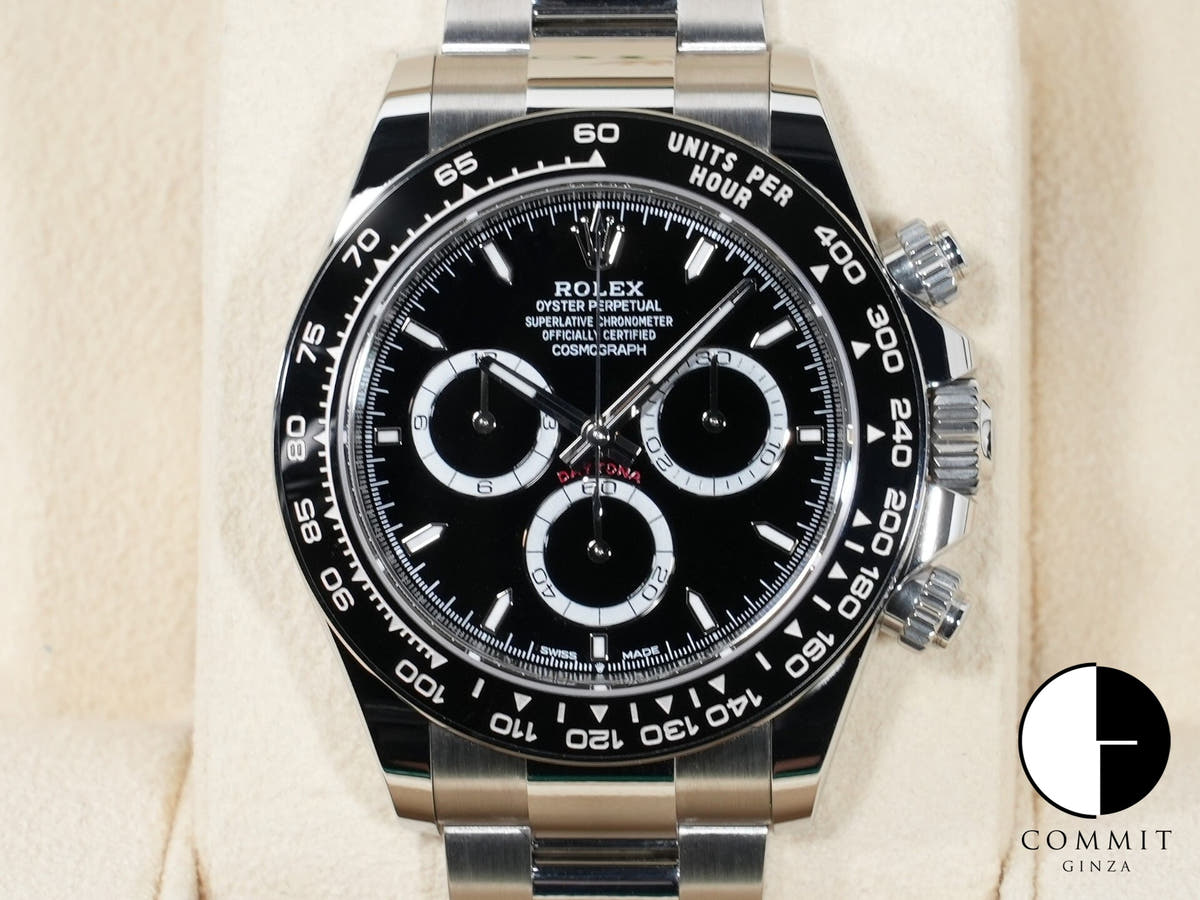 ロレックス デイトナ Ref.126500LN ステンレススチール ブラック文字盤