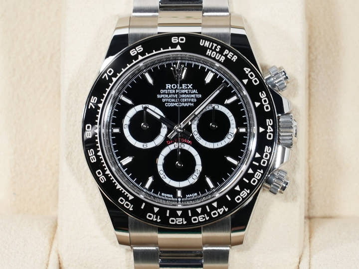 ロレックス デイトナ Ref.126500LN ステンレススチール ブラック文字盤