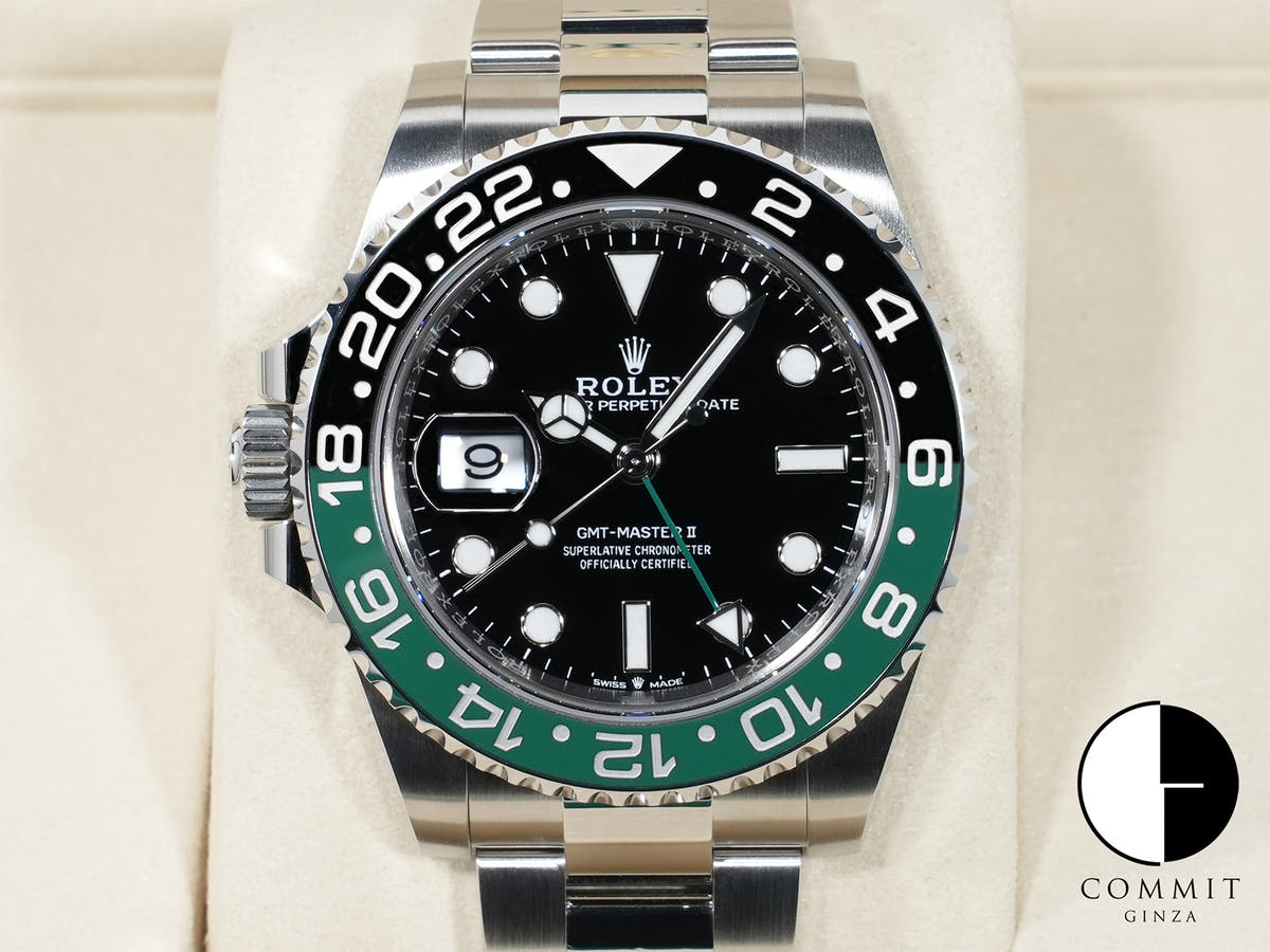 ロレックス GMTマスターII Ref.126720VTNR ステンレススチール ブラック文字盤 オイスターブレスレット