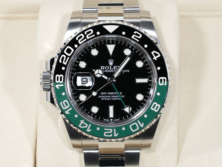 ロレックス GMTマスターII Ref.126720VTNR ステンレススチール ブラック文字盤 オイスターブレスレット