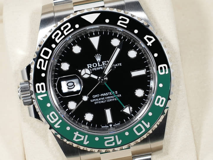 ロレックス GMTマスターII Ref.126720VTNR ステンレススチール ブラック文字盤 オイスターブレスレット
