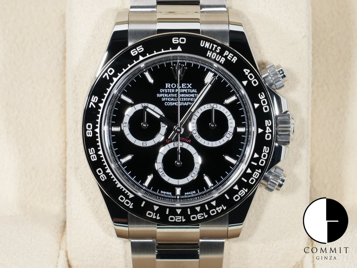 ロレックス デイトナ Ref.126500LN ステンレススチール ブラック文字盤