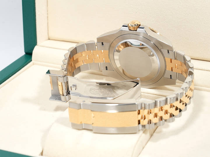 ロレックス GMTマスターII Ref.126713GRNR ステンレススチール/イエローゴールド ブラック文字盤 ジュビリーブレスレット